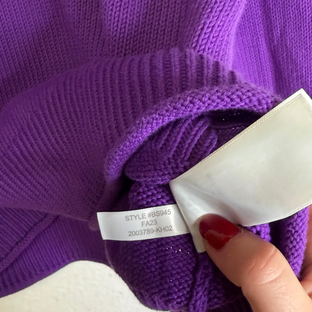 J. Crew Viral Rollneck Sweater in Purple XXL - Image 7