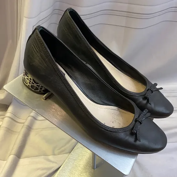 Christian Dior Black Rounded Heels - Size 40 - Image 18