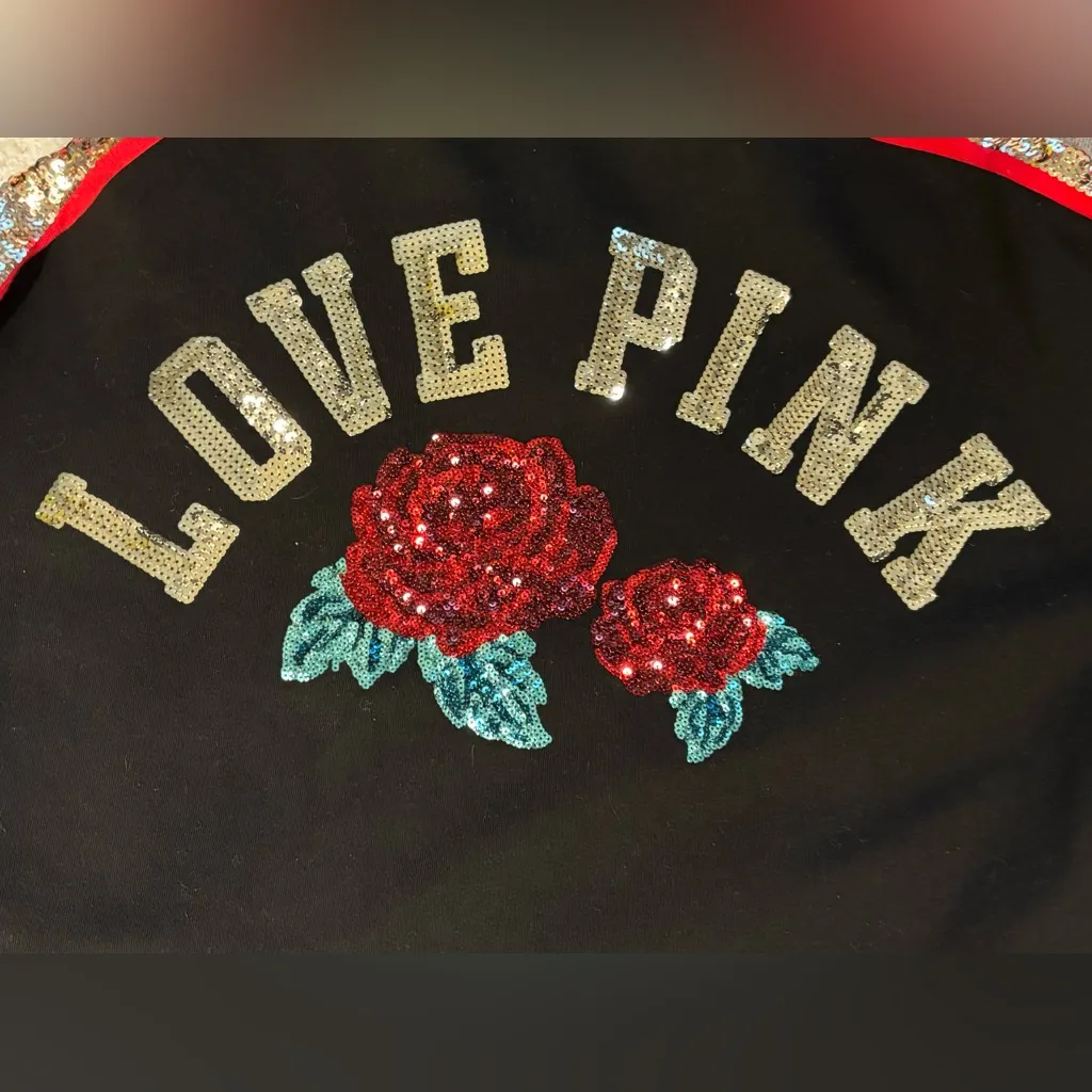 Victoria’s Secret PINK RARE Sequined Fashion Show Hoodie/Sweatshirt - Image 7
