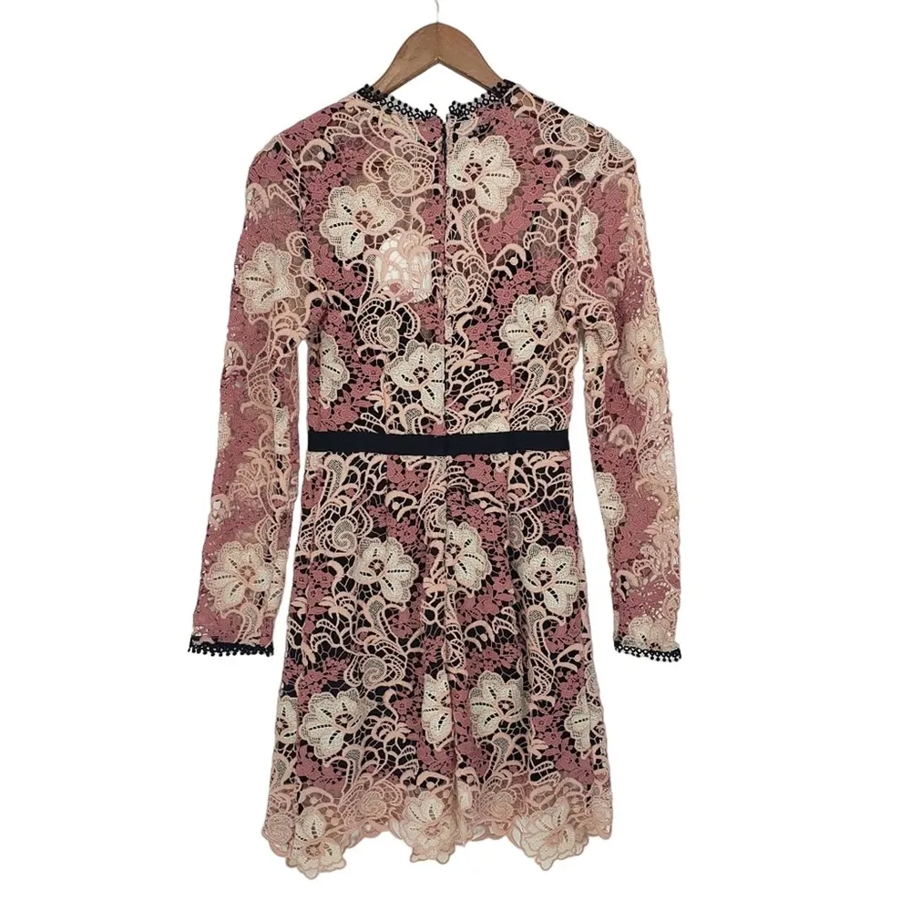 Talulah The Passion Long Sleeve Mini Dress In Pink Multi - Image 10