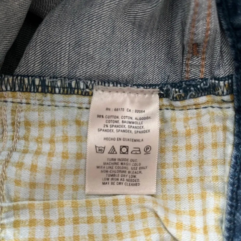 Pilcro And The Letterpress Roll Cuff Denim Jean Shorts Women’s Size 29 Stretch - Image 8