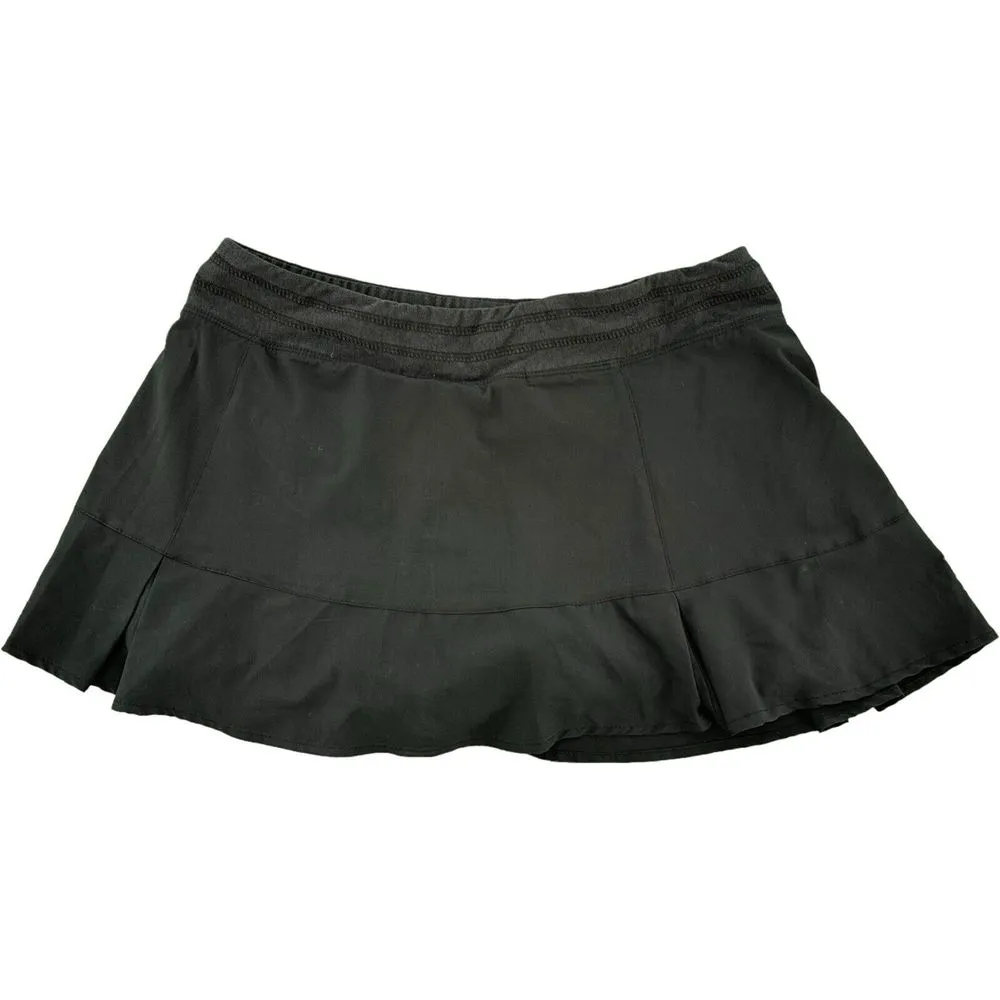 tasc Performance Rhythm Tennis Skort Skirt Black Size‎ Small 13" Pickleball - Image 8