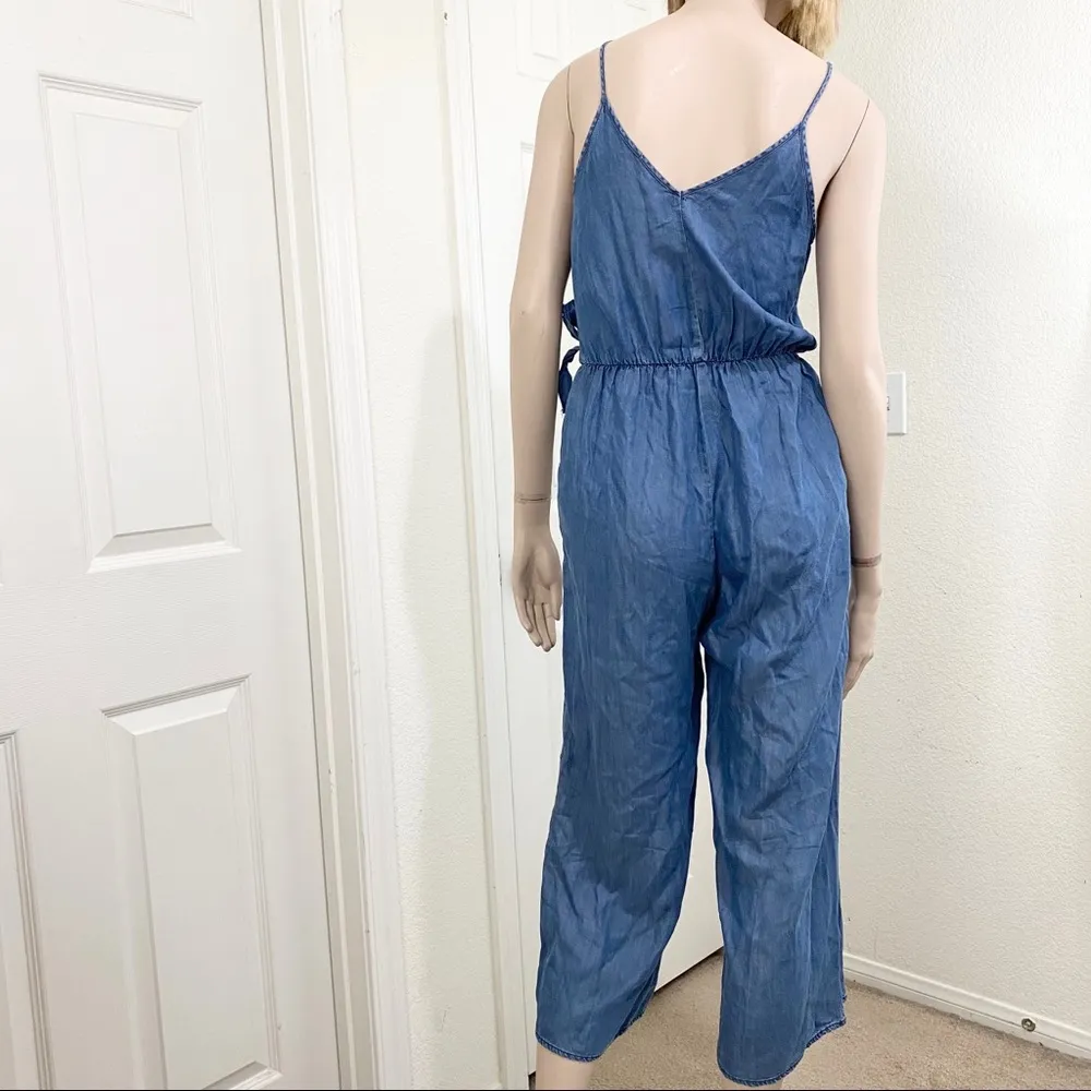 Sienna Sky Soft Denim Romper Jumpsuit - Image 2