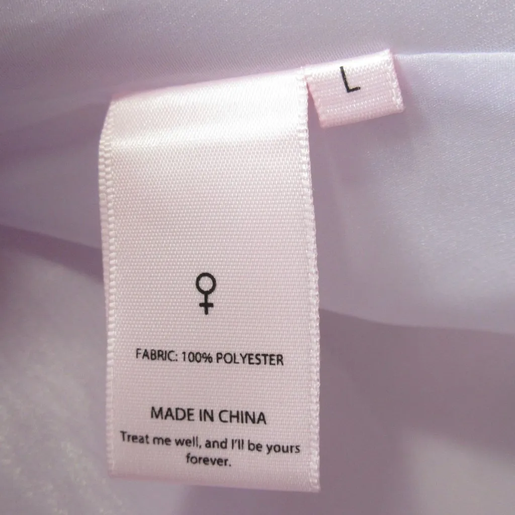 NWT Selkie Puff Mini in Thunder Cloud Purple Sheer Organza Puff Dress L Size L - Image 5