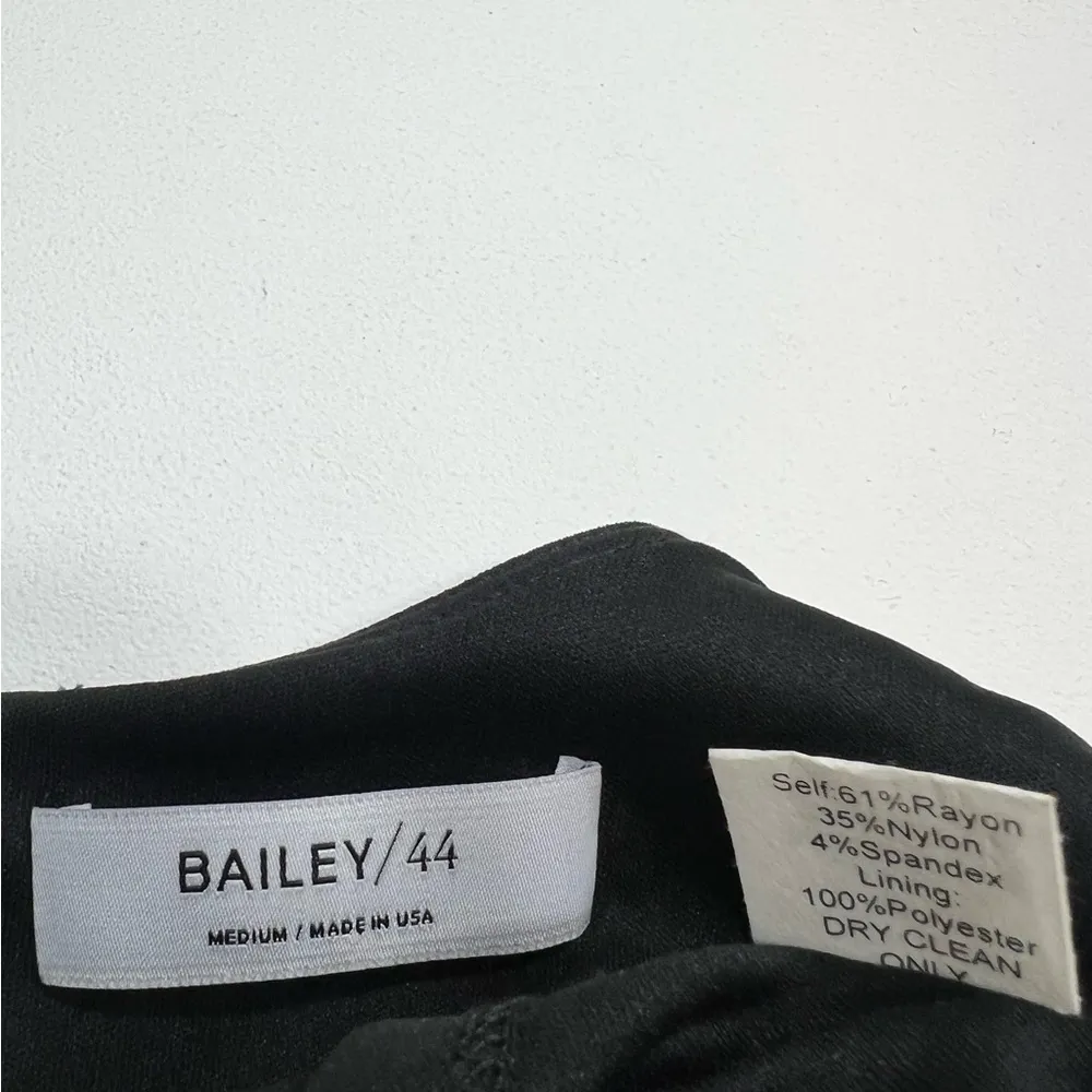 Bailey44 Sheath Midi Dress Sleeveless Cut Outs Zipper Lined Black Size Medium - Image 11