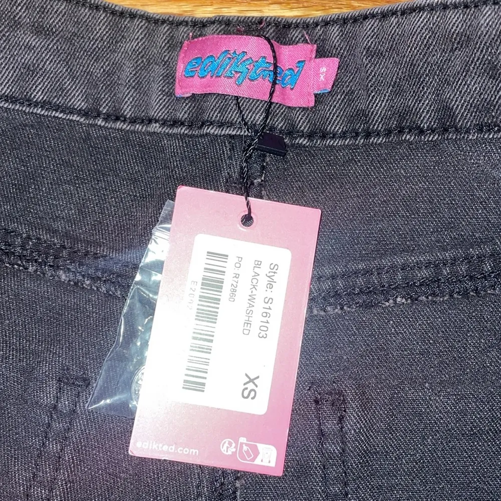 NWT edikted low rise black jeans - Image 2