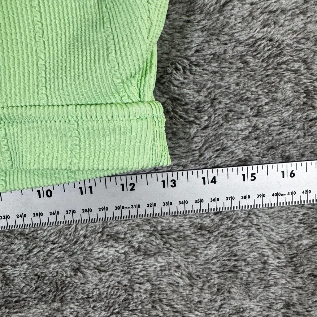 Aerie Crinkle Longline Scoop Swim Bikini Top Sz M - Image 7