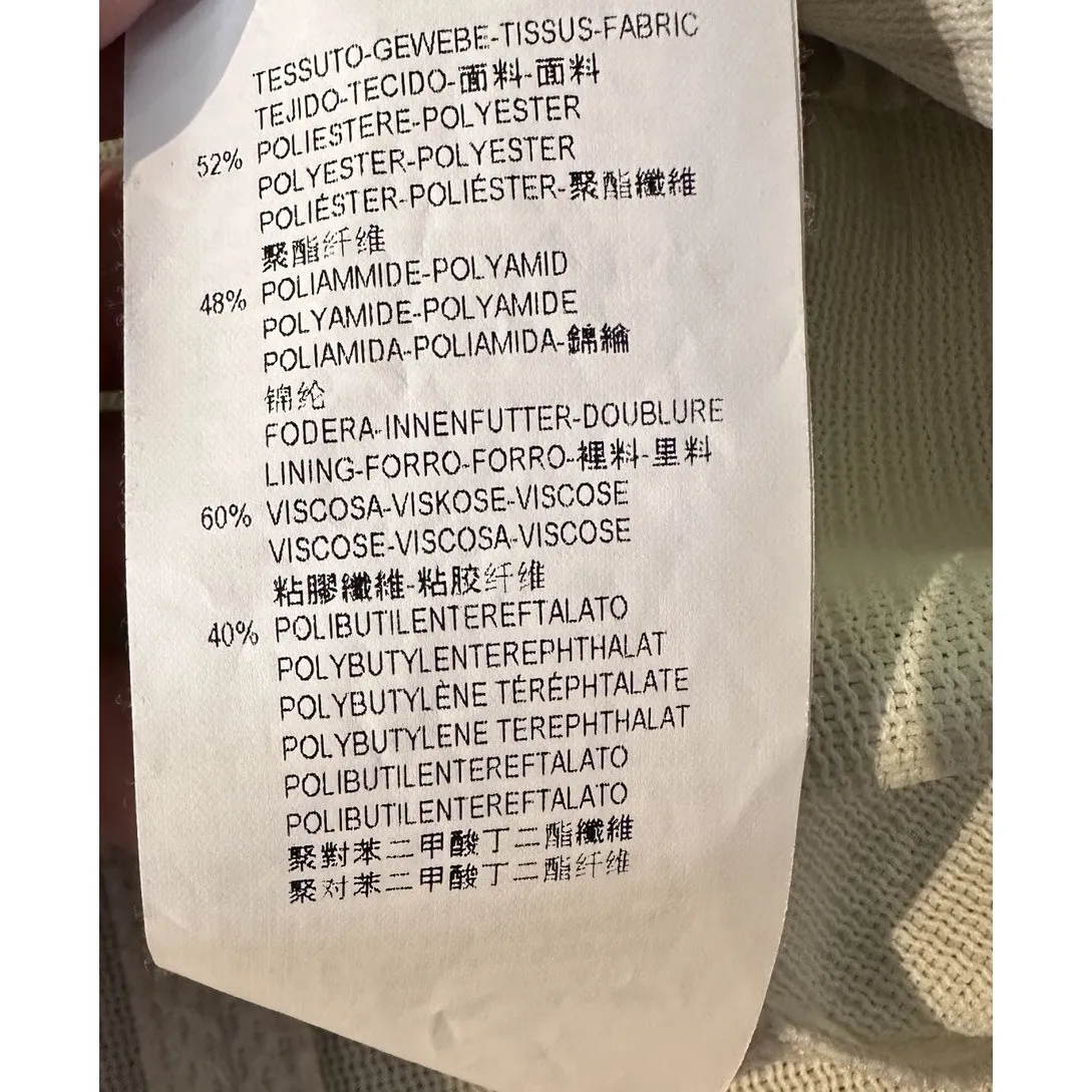 Emporio Armani  Johnny Line Suit Blazer Jacket Bone Textured Size 54/44 Italy - Image 10