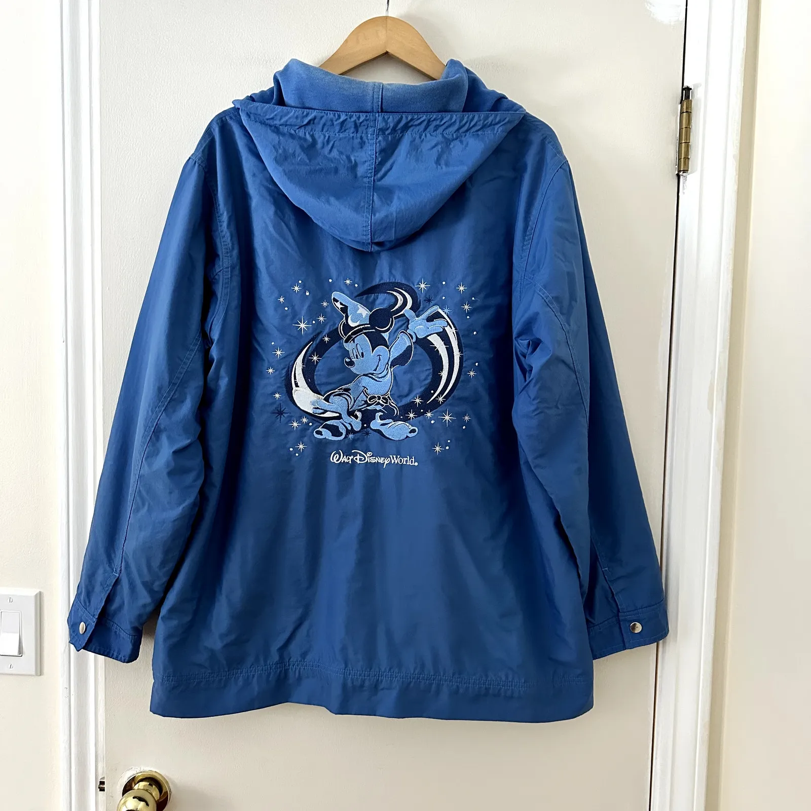 Walt Disney World Windbreaker Jacket Sz 2X Blue - Image 4