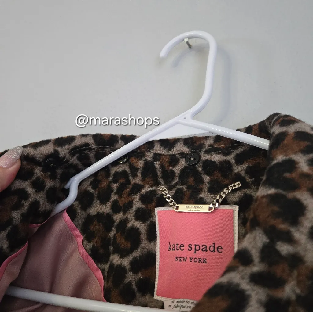 Kate Spade  Leopard Print Coat - Image 9