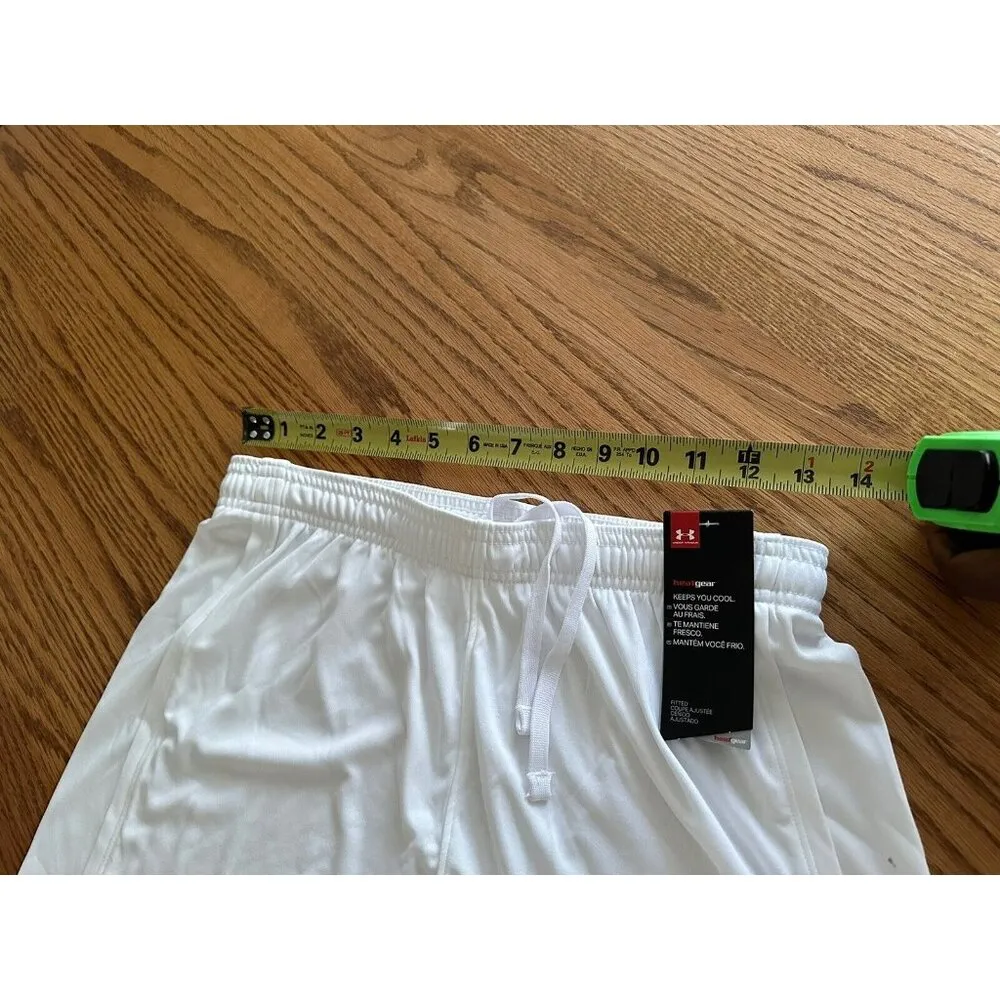 Under Armour HeatGear Athletic Shorts Women's White New with Tags Sheer Size S - Image 9