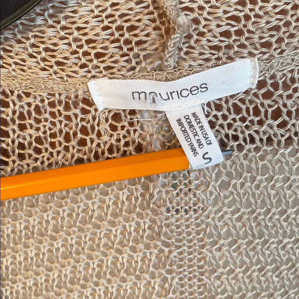 Maurice's  Light Tan Knit Sweater - Image 6