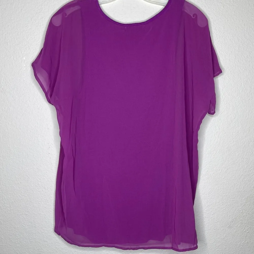 Design History ‎ Top Summer Plum nwt - Image 5