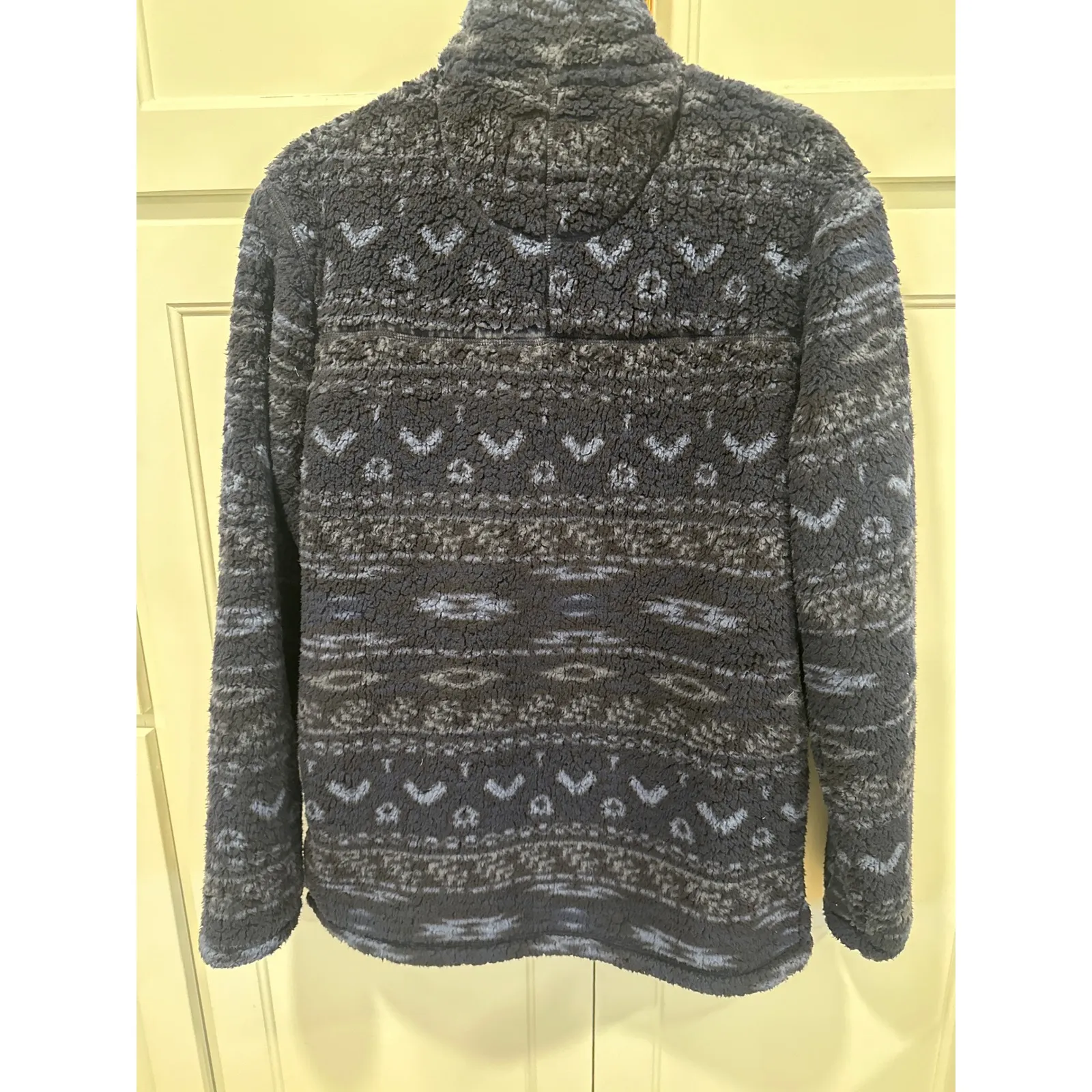 Alpine Sherpa Women's Pullover Fleece Jacket Navy 1/4 zip Blue winter Size M Size M - Image 6