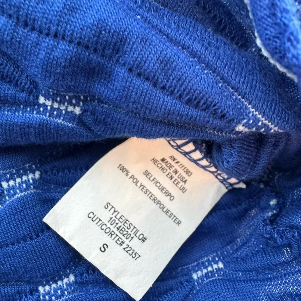 NWT A.U.W. As You Wish Top Size Small Blue - Image 6