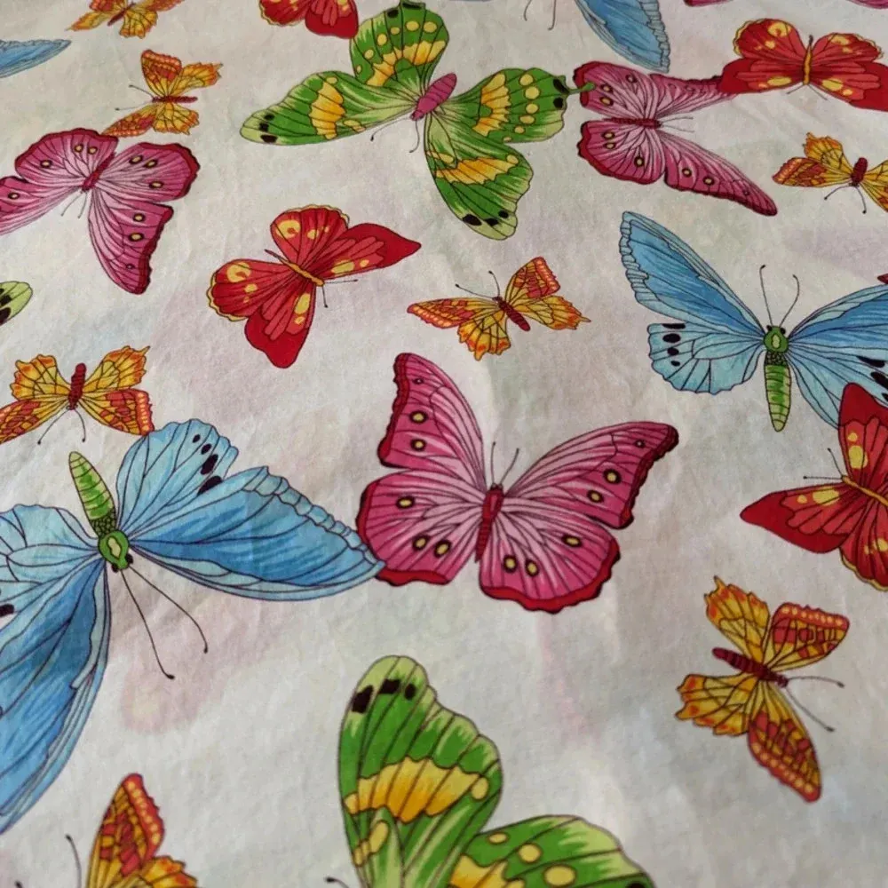 Victoria's Secret Y2K Kidcore Butterfly Short Sleeve Pajama Shirt - Image 3