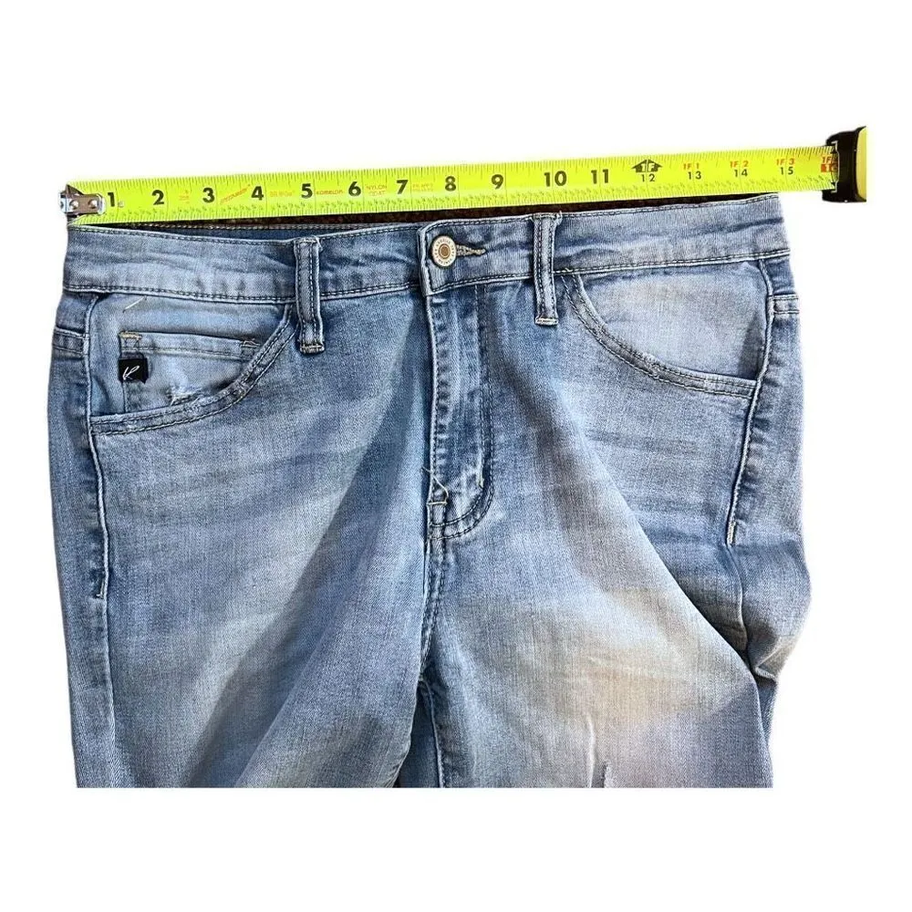 KanCan Estilo Destroyed Denim Skinny Jeans Blue Size 29 - Image 8