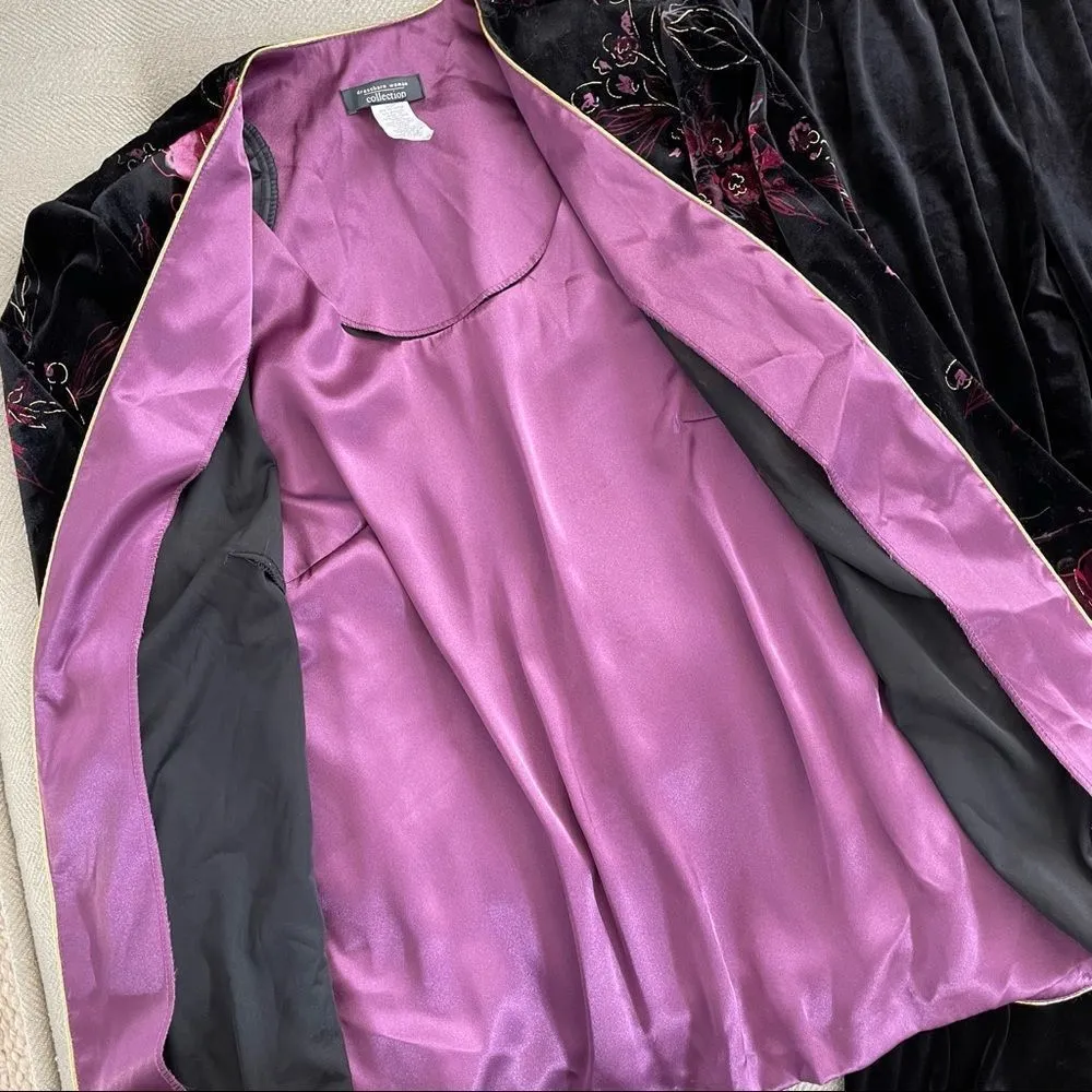 Dress Barn Collection Jacket Shell Combo Pull On Velvet Pants 14W - Image 4