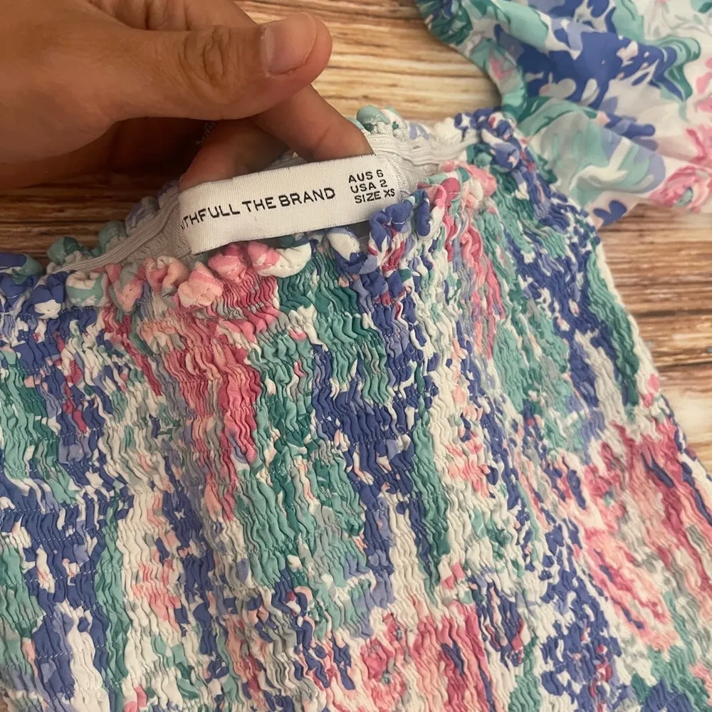 Faithfull the brand | Smock floral dress with zipper of the side mini | XSmall - Image 5