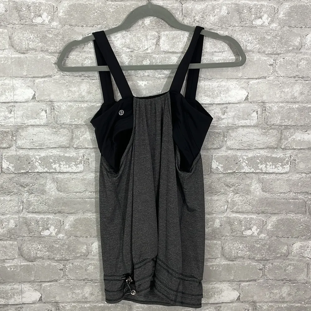Lululemon Run: Back On Track Tank
Heathered Black / Black - Image 4