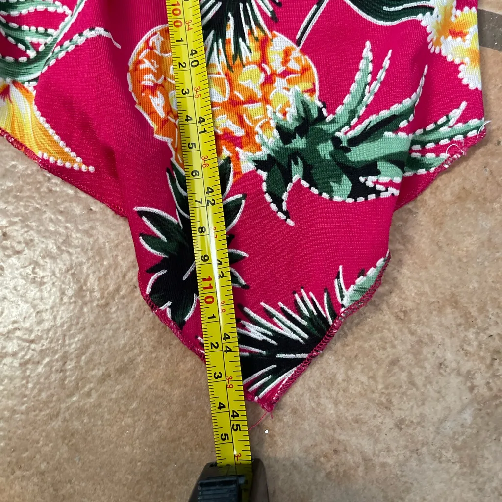 Shoreline Tropical Print Maxi Dress - Black and Pink - Image 8