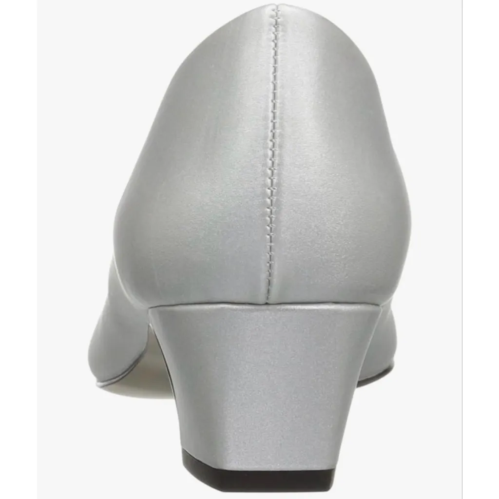 NEW Silver Easy Street Prim Dress Pump 8W - Image 3