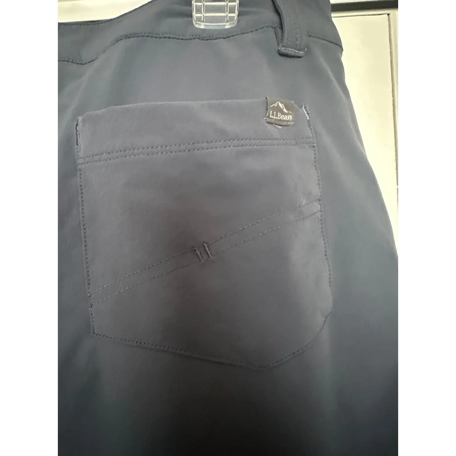 LLBean Women's Explorer Hiking Outdoor pants Size 12 Reg Blue Straight Leg - Image 6