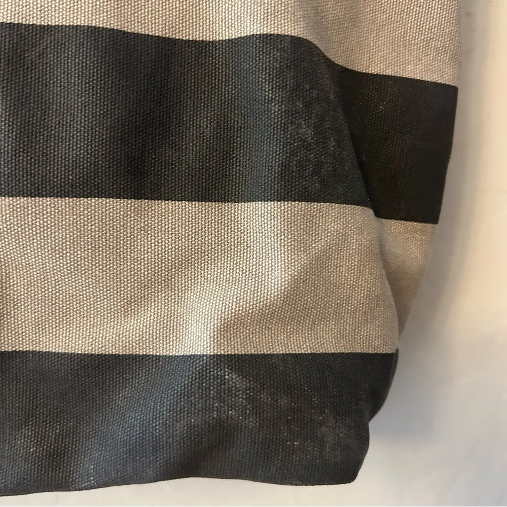 Disney Parks Disneyland Black, Gray and Neon Striped Canvas Tote Bag with Bow - Image 14