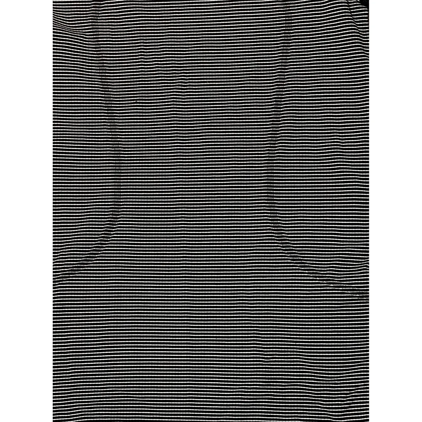 Lululemon Run Swiftly Stripe Short Sleeve Top Shirt Black White Women Size 4 - Image 3