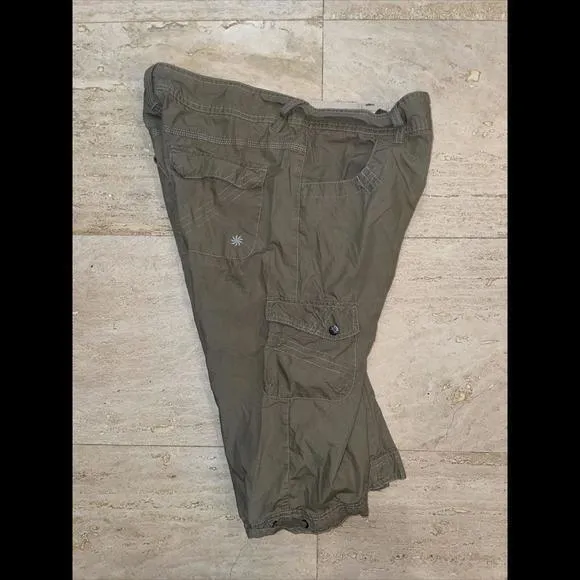 Athleta Dipper Capri Cargo Pants Brown Outdoor Activewear Hiking Women's 8‎ - Image 4