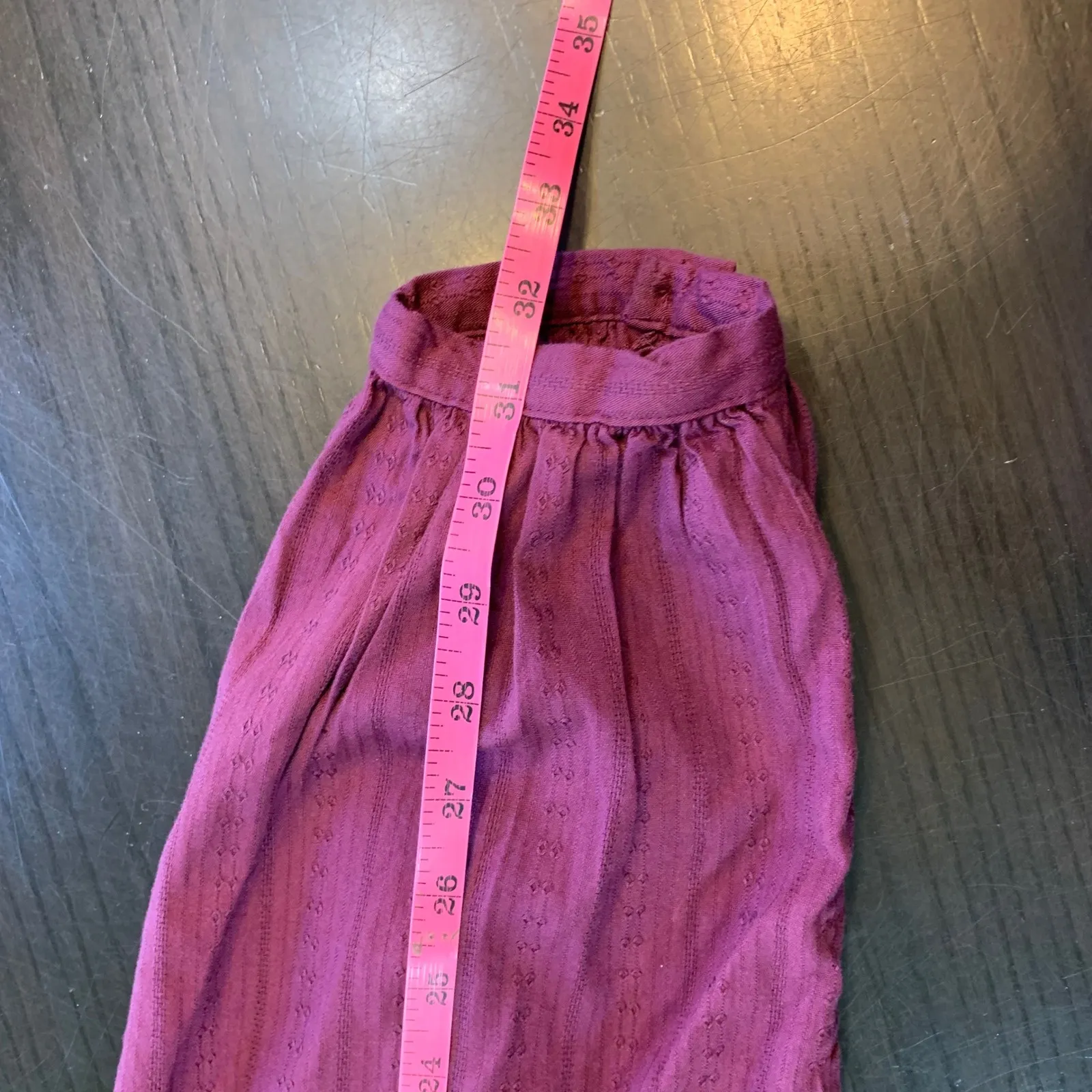 Boho Cottagecore‎ Tunic Top XXL NWT Old Navy Dark Mauve Flowy Romantic Textured - Image 13