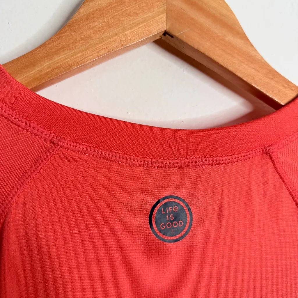 NWOT Life is Good Women’s Long Sleeves Rash Guard Wavy Turtle UPF 50+ Swim Shirt - Image 5