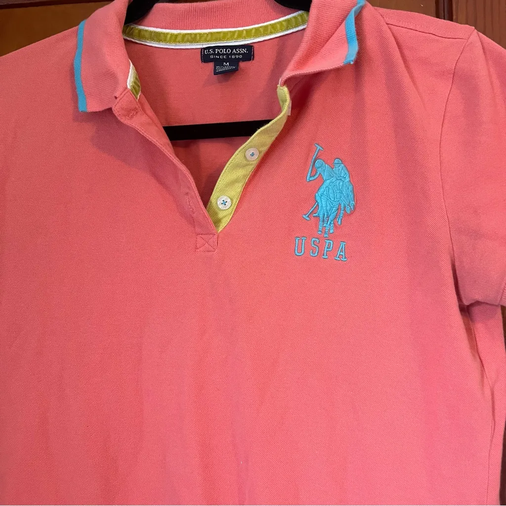 Y2K U.S. Polo Assn. Coral Dress - Image 2