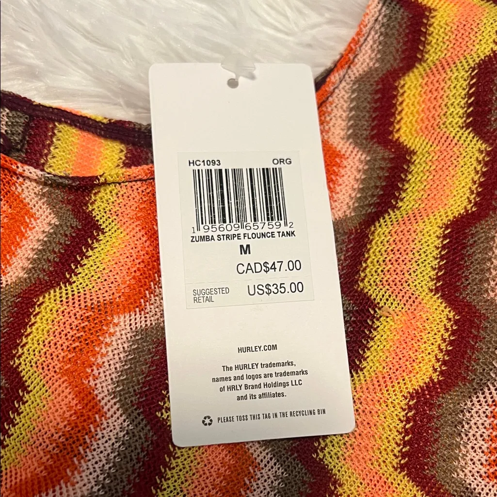 Hurley Crop Tank size M - Image 2