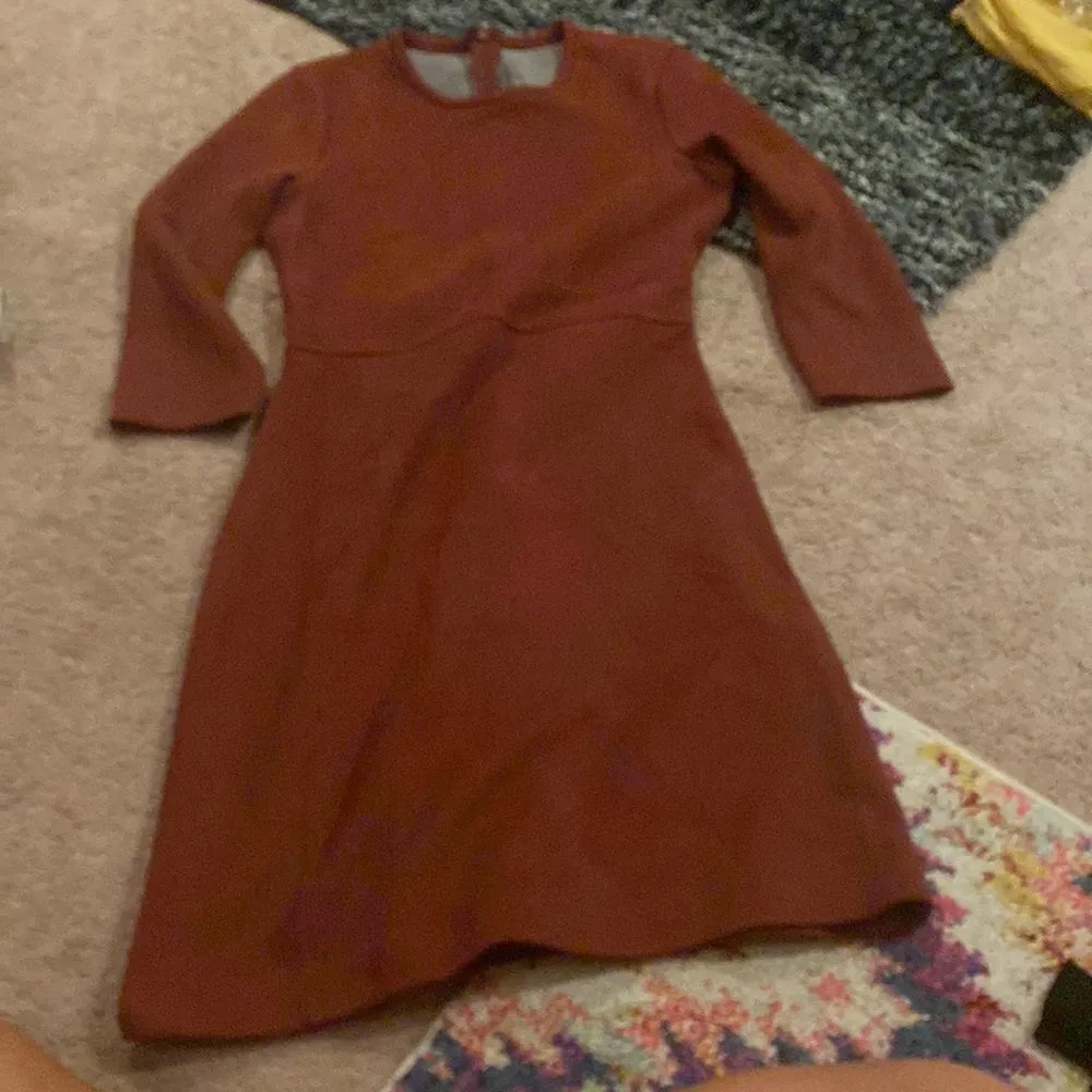 Level 99 faux suede dress small Red - Image 2
