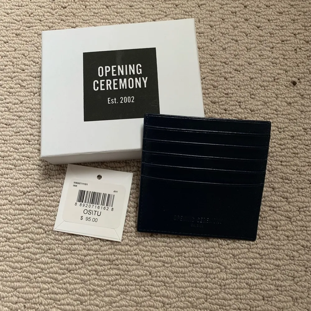 Open Ceremony Blue Card Case - Image 4