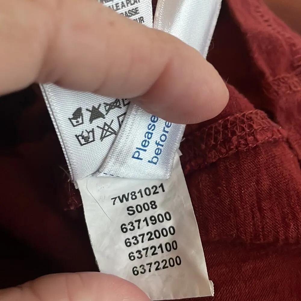 Lucky Brand Rust Orange Beaded T-Shirt Small Boho Casual Western Tee - Image 6