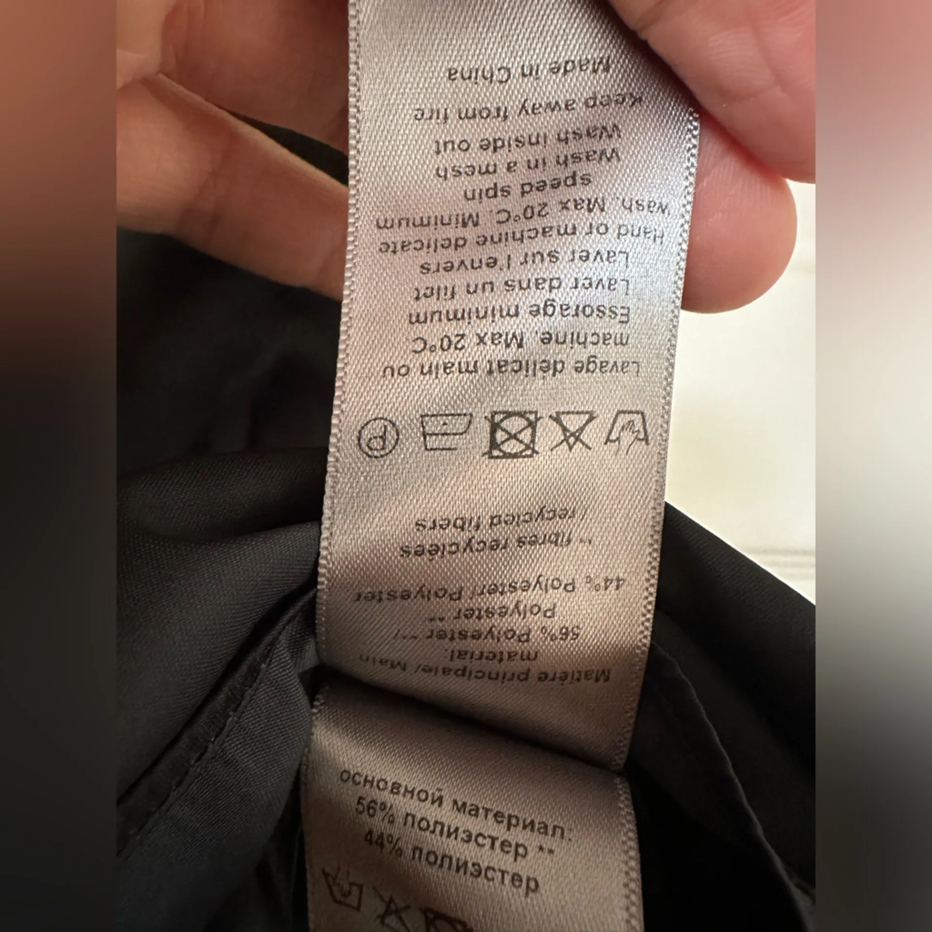 Zadig & Voltaire Tink Satin Blouse black size medium - Image 7