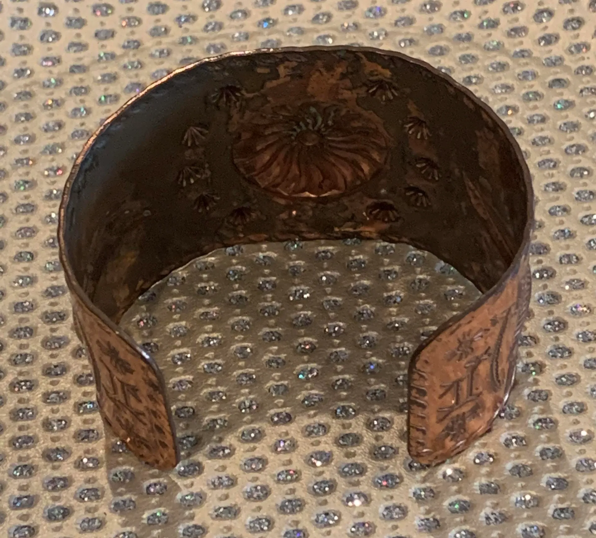 Copper Cuff Bracelet - Image 3