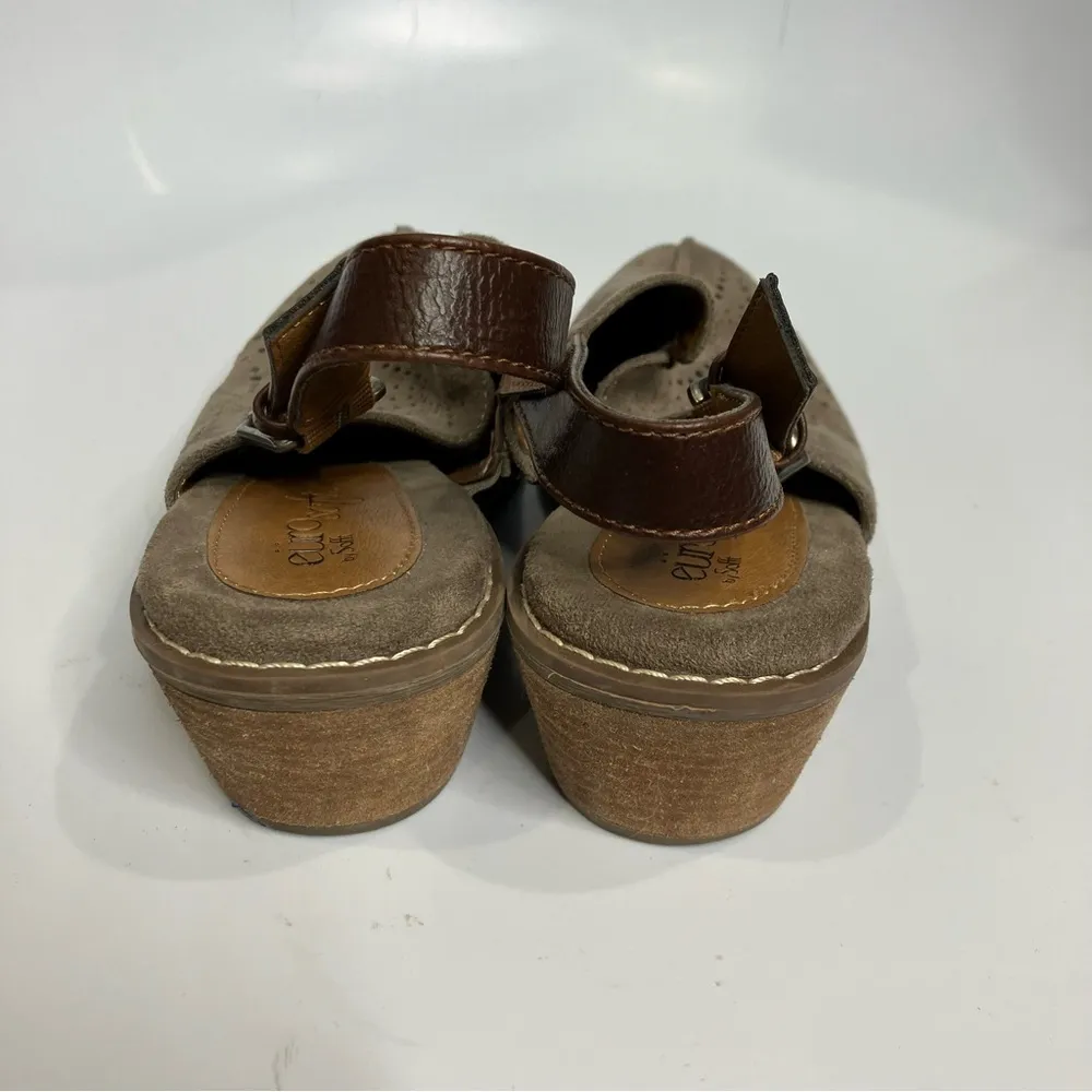 Euro‎ soft by Sofft tulip mules sling back size 6.5 Gray - Image 5