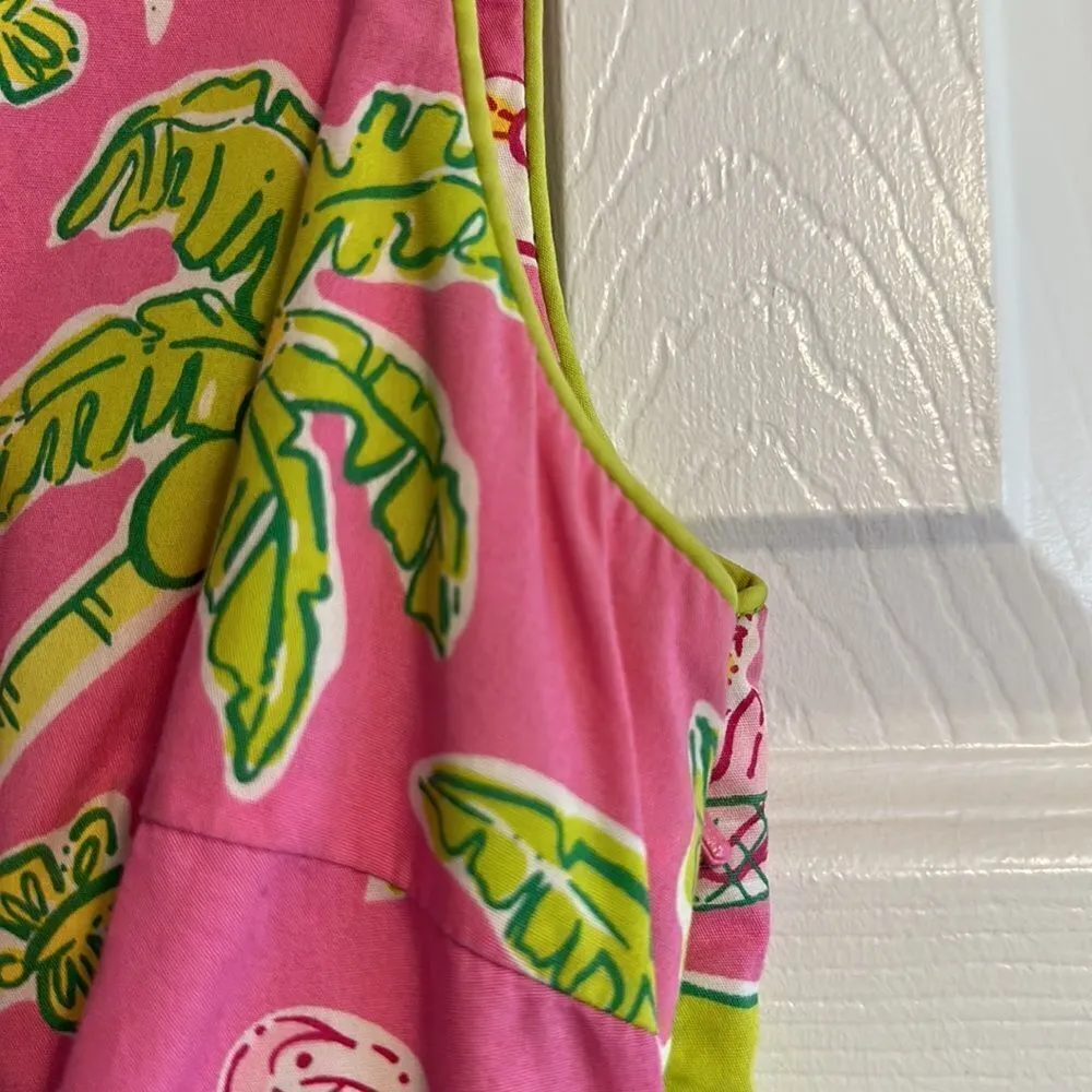 Lily Pulitzer Women’s Pink Flamingo Palm Tree & Golf Dress - Image 5
