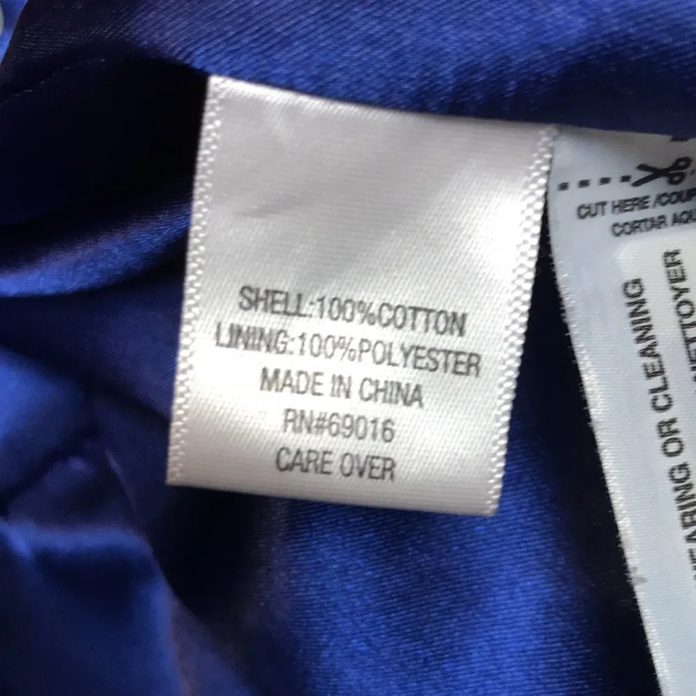 Laura Ashley Women’s Dark Blue Hidden Zipper Snap Button-Up Lightweight Jacket - Image 11