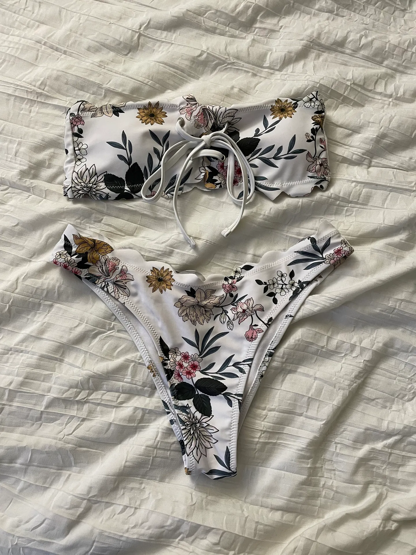 Pilot Active Floral Bandeau Bikini - Image 2