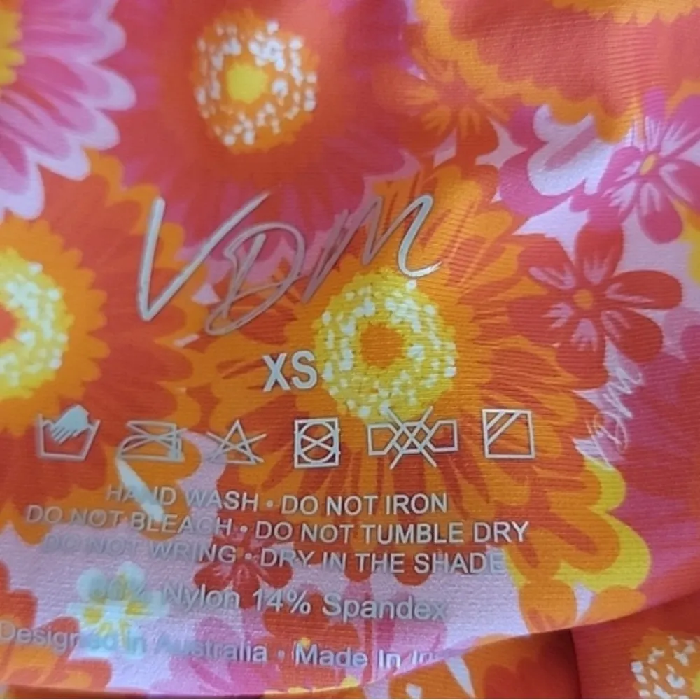 NWT | VDM |  Floral Retro Daisy Underwire High Cut Swimsuit Size XS - Image 8