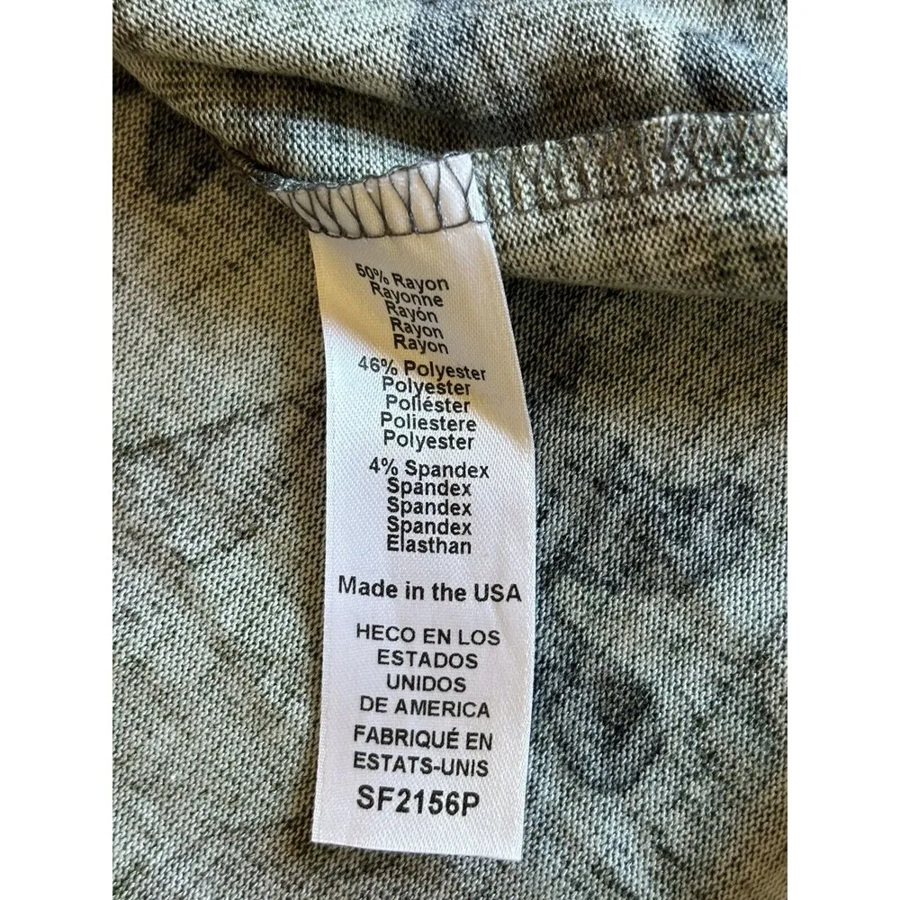 NWT Michael Stars Madison Brushed Sweater in Army Green Camo - Size XS P - Image 8