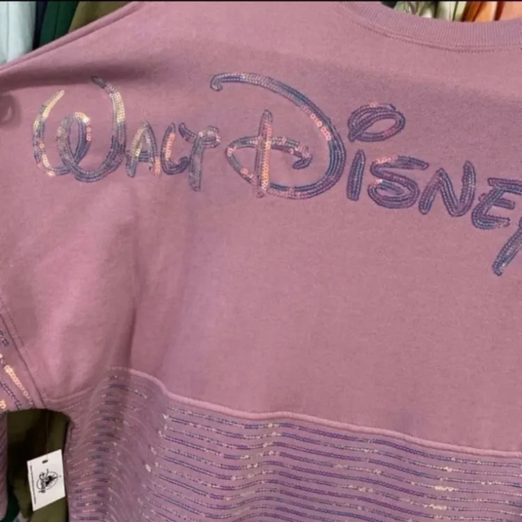 Disney parks iridescent sequin embroidered 50th anniversary spirit jersey M NWT - Image 3