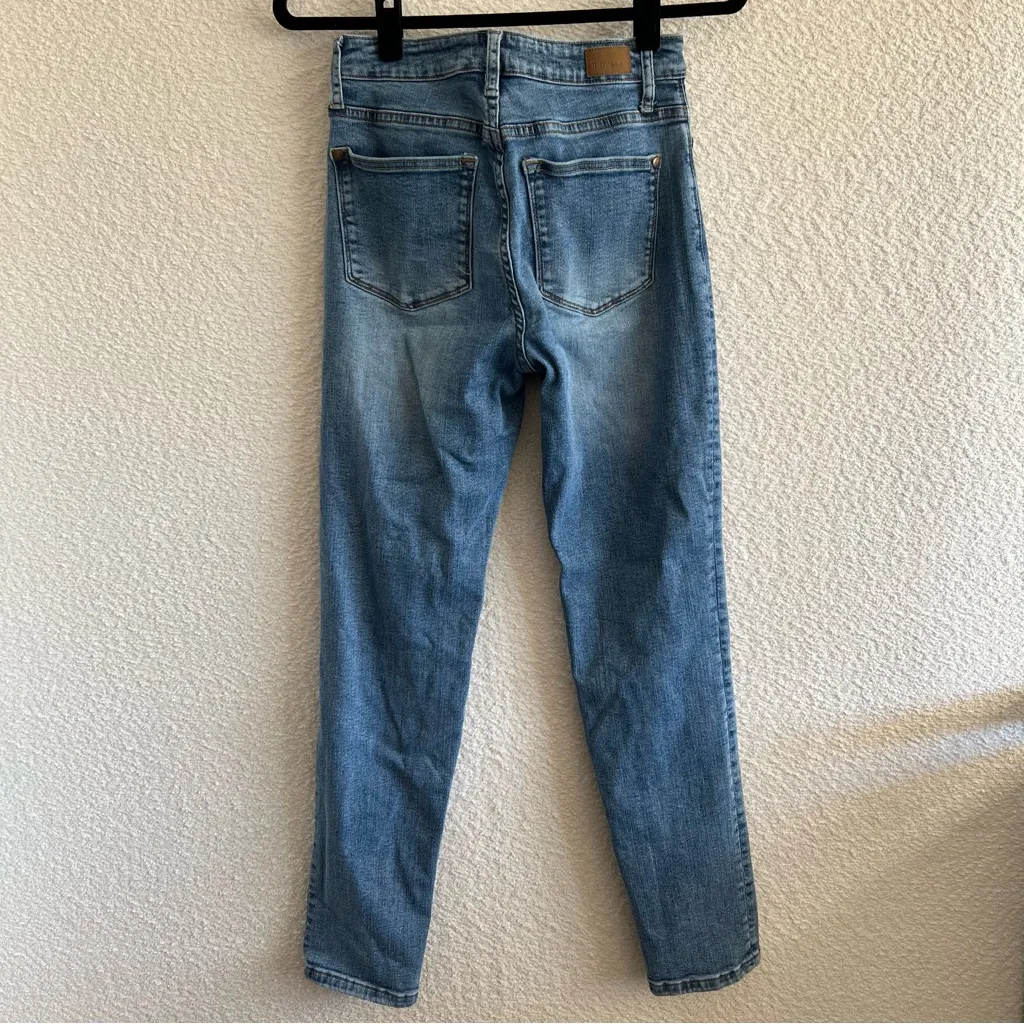 Judy Blue Women’s Blue High‎ Waist Boyfriend Jeans Stretch Size 3 / 26 - Image 3