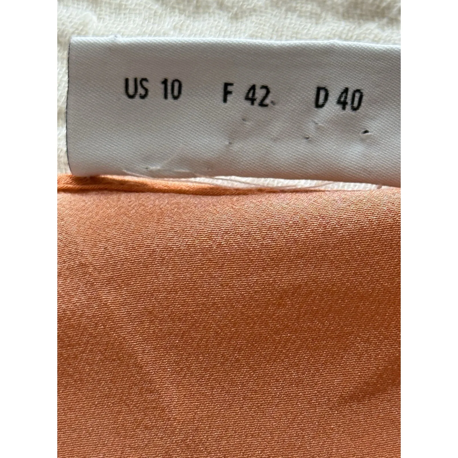 Akris Punto Diving Board Blouse Womens US 8‎ Orange Red 100% Silk Sleeveless Top - Image 3