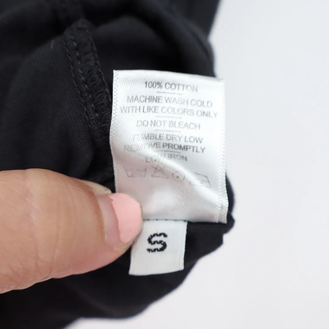 American Giant Classic V Neck T Shirt Black Made in USA Size Small - Image 5