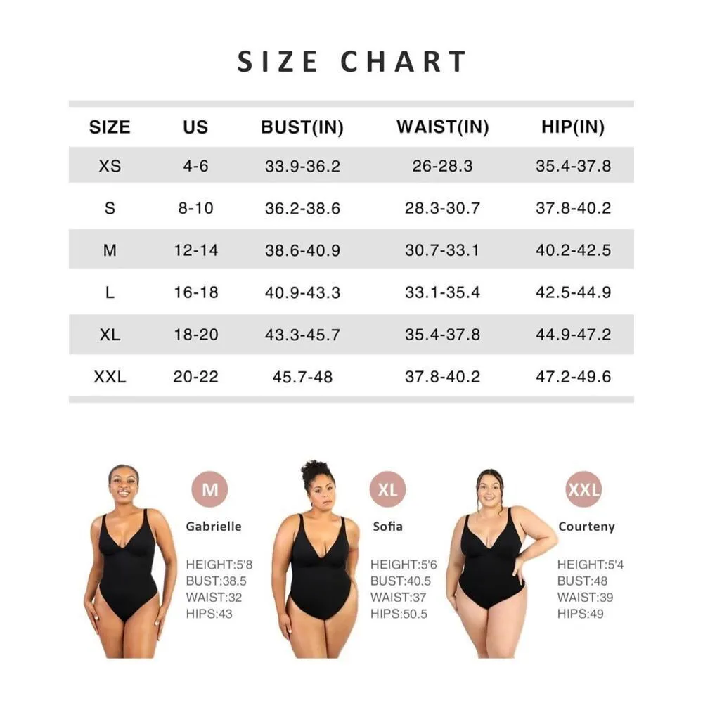 NEW Shapewear Bodysuits Tummy Control Body Shaper S Brown - Image 5